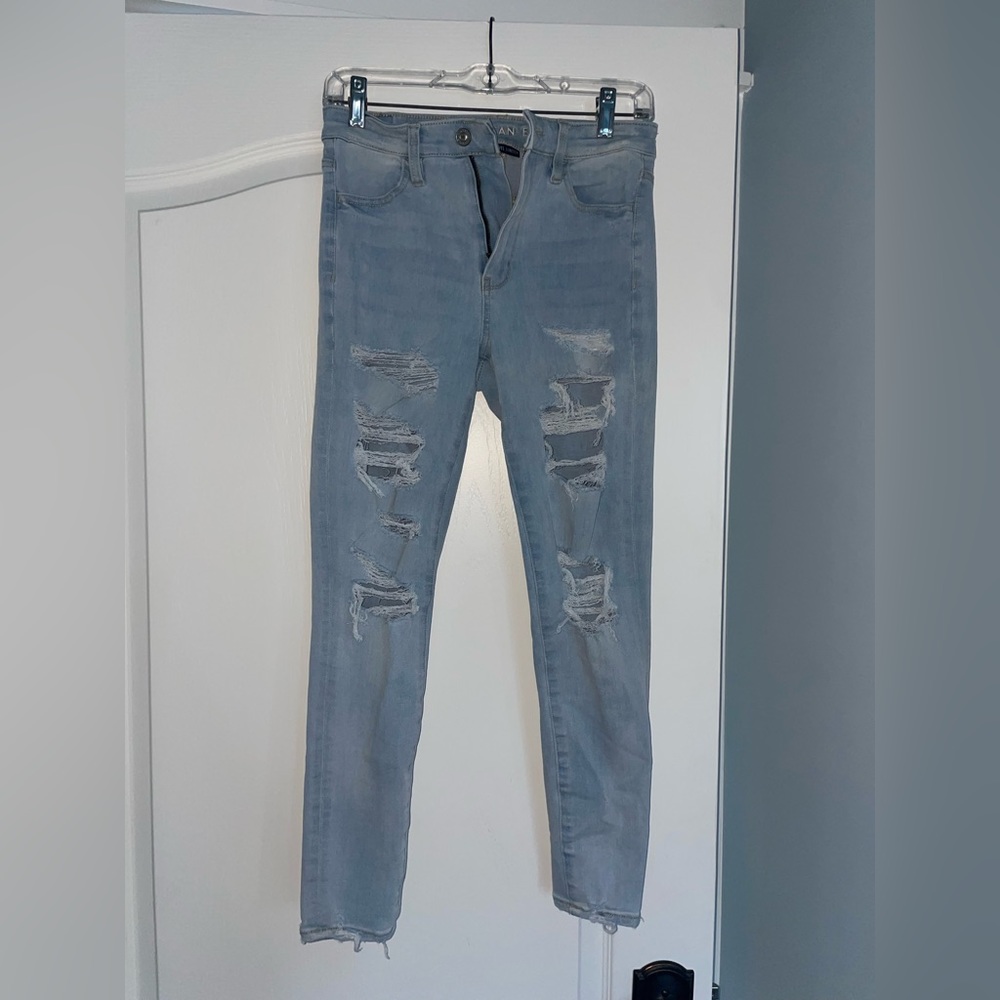 Size 4 super high rise crop jegging